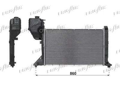 Radiator, engine cooling Mercedes-Benz SPRINTER 2-t Platform/Chassis · Mercedes-Benz SPRINTER 2-t Van · Mercedes-Benz SPRINTER 2-t Bus