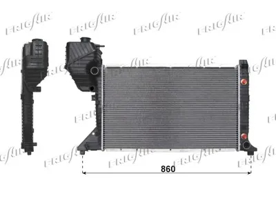 Radiator, engine cooling Mercedes-Benz SPRINTER 2-t Platform/Chassis · Mercedes-Benz SPRINTER 2-t Van · Mercedes-Benz SPRINTER 2-t Bus