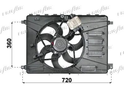 Fan, engine cooling Land Rover FREELANDER 2