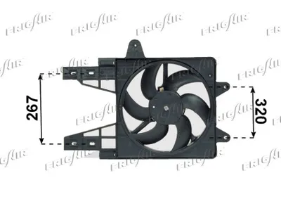Fan, engine cooling Fiat PUNTO · Fiat PUNTO Van