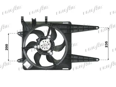 Fan, engine cooling Fiat PALIO