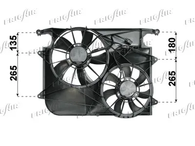Fan, engine cooling Opel ANTARA A · Chevrolet CAPTIVA · Vauxhall ANTARA A