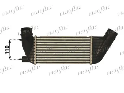 Charge Air Cooler Peugeot 807 · Citroën C8 · Lancia PHEDRA