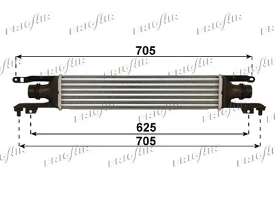 Charge Air Cooler Opel CORSA D · Vauxhall CORSA Mk III · Vauxhall CORSAVAN Mk III Hatchback Van