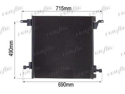 Condenser, air conditioning Mercedes-Benz M-CLASS