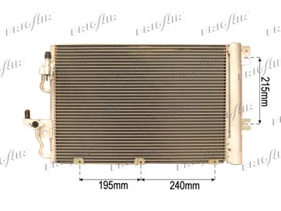 Condenser, air conditioning Opel ASTRA H · Opel ASTRA H Estate · Vauxhall ASTRA Mk V