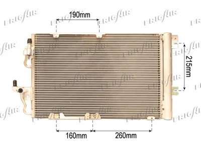 Condenser, air conditioning Opel ASTRA H · Opel ASTRA H Estate · Vauxhall ASTRA Mk V