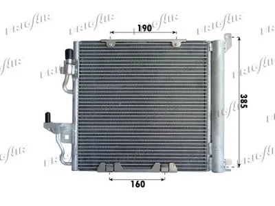Condenser, air conditioning Opel ASTRA H · Opel ASTRA H Estate · Vauxhall ASTRA Mk V
