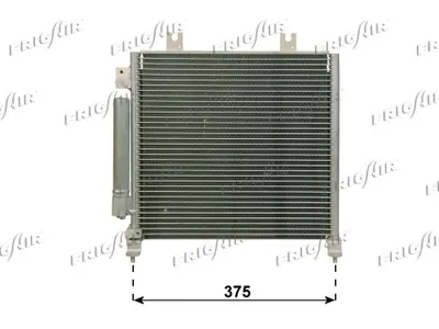 Condenser, air conditioning Opel AGILA · Vauxhall AGILA Mk I · Suzuki WAGON R+