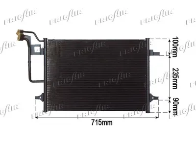 Condenser, air conditioning Vw PASSAT B5.5 · Vw PASSAT B5.5 Variant · Skoda SUPERB I
