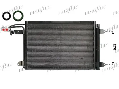 Condenser, air conditioning Audi A3 · Vw GOLF V · Seat ALTEA