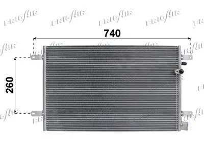 Condenser, air conditioning Audi A6 C6 · Audi A6 C6 Avant · Audi A6 Allroad C6