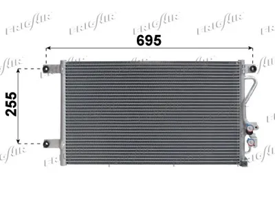 Condenser, air conditioning Mitsubishi L200 · Mitsubishi PAJERO SPORT I