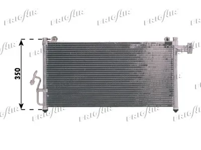 Condenser, air conditioning Mazda 323 S VI Saloon · Mazda 323 F VI Hatchback