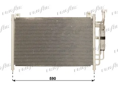 Condenser, air conditioning Mazda 2