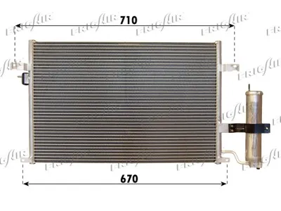 Condenser, air conditioning Daewoo NUBIRA Saloon · Daewoo LACETTI Hatchback · Chevrolet LACETTI