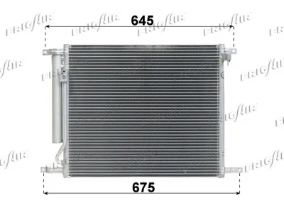 Condenser, air conditioning Chevrolet AVEO / KALOS Hatchback