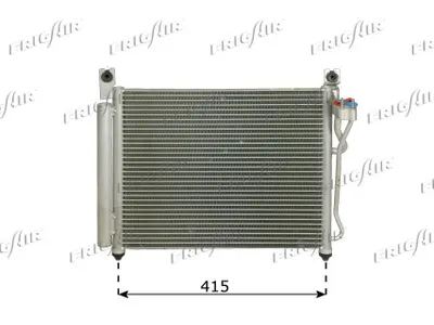 Condenser, air conditioning Kia PICANTO I