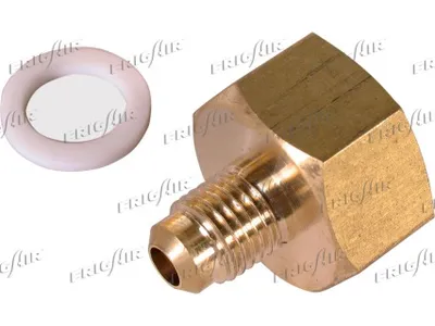 Adaptor, air conditioning compressor