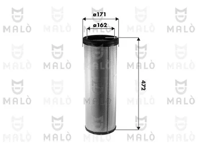 AKRON-MAL , 1500667 supplementary air filter