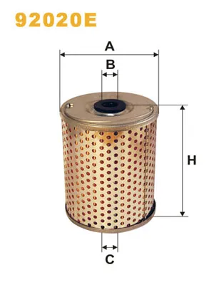 Hydraulic filter, direction WIX FILTERS 92020E