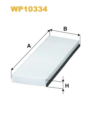 Filter, air compartment WIX FILTERS WP10334