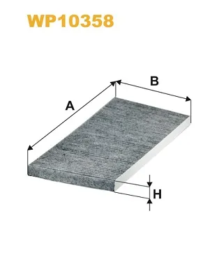 Filter, air compartment WIX FILTERS WP10358