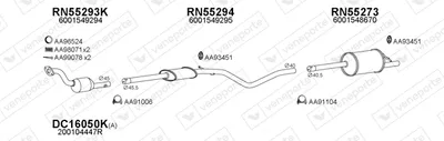 Exhaust System Dacia LOGAN