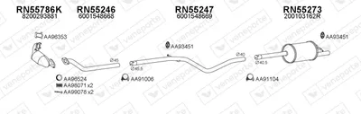Exhaust System Dacia LOGAN