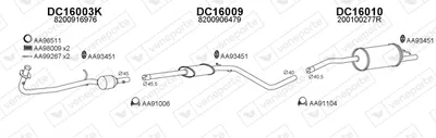 Exhaust System Dacia SANDERO
