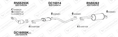 Exhaust System Dacia LOGAN MCV