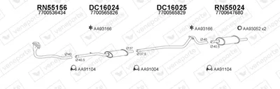 Exhaust System Dacia 1310 Saloon