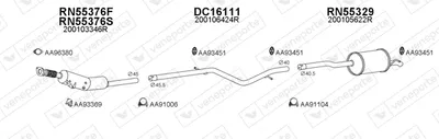 Exhaust System Dacia LOGAN MCV · Dacia LOGAN EXPRESS · Dacia LOGAN Pickup