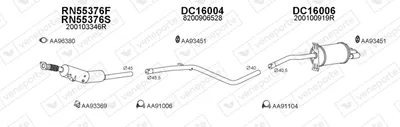 Exhaust System Dacia SANDERO