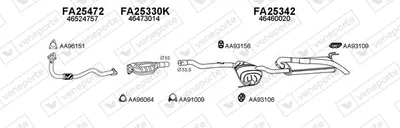 Exhaust System Fiat MAREA Weekend