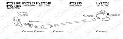 Exhaust System Hyundai TUCSON