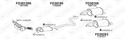 Exhaust System Ford FIESTA VI