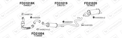 Exhaust System Ford ECOSPORT
