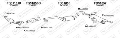 Exhaust System Ford KUGA II