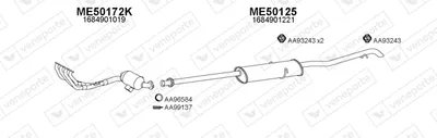 Exhaust System Mercedes-Benz A-CLASS
