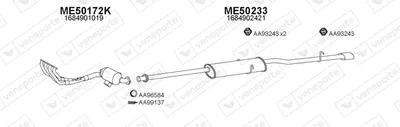 Exhaust System Mercedes-Benz A-CLASS