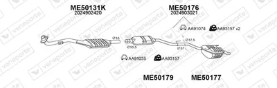 Exhaust System Mercedes-Benz C-CLASS · Mercedes-Benz C-CLASS T-Model