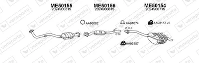 Exhaust System Mercedes-Benz C-CLASS