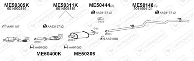 Exhaust System Mercedes-Benz SPRINTER 3-t Bus · Mercedes-Benz SPRINTER 3-t Van