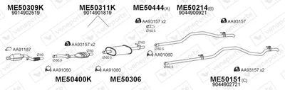 Exhaust System Mercedes-Benz SPRINTER 4-t Bus · Mercedes-Benz SPRINTER 4-t Van · Mercedes-Benz SPRINTER 4-t Platform/Chassis