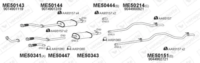 Exhaust System Mercedes-Benz SPRINTER 4-t Van · Mercedes-Benz SPRINTER 4-t Platform/Chassis