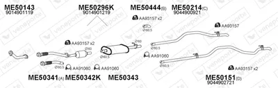Exhaust System Mercedes-Benz SPRINTER 4-t Van · Mercedes-Benz SPRINTER 4-t Platform/Chassis