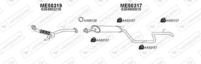Exhaust System Mercedes-Benz VITO Bus · Mercedes-Benz VITO Van