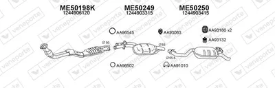 Exhaust System Mercedes-Benz E-CLASS Coupe · Mercedes-Benz E-CLASS Convertible