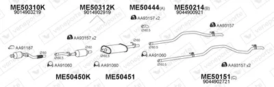 Exhaust System Mercedes-Benz SPRINTER 4-t Bus · Mercedes-Benz SPRINTER 4-t Van · Mercedes-Benz SPRINTER 4-t Platform/Chassis